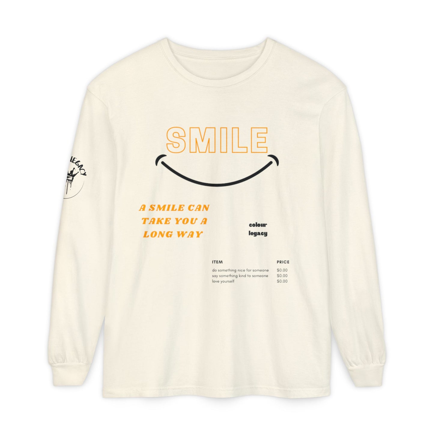 Colour Legacy - “smile” Oversized Tee